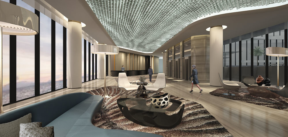 Hotel Conrad Manila Pasay Exterior foto The lobby of the hotel